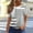 #Floral print_1 Gray, variant on Womens Striped T-Shirt Round Neck Short Sleeve Tops Loose Fit Tunic Blouses Summer Tops 2025 Summer Trendy Casual T-Shirts