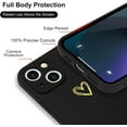 thumbnail image 4 of for iPhone 13 Case Cute Slim Shockproof Phone Case with Wireless Charging Support and Protection, Black, 4 of 14