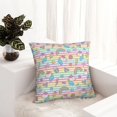 thumbnail image 6 of Yiaed Cute Unicorn Print Pillow Covers Super Soft Decorative Square Throw Pillow Covers Case Cushion Covers for Sofa Couch Bedroom Car Decor（No pillow core）-26"x26", 6 of 7