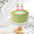 thumbnail image 3 of AOOLADA Bougies d'Anniversaire 99 Ans, Bougies d'Anniversaire Numérotées Roses, Décorations de Fête d'Anniversaire Topper de Gâteau Cadeaux pour Hommes Femmes, 3 of 7