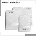 thumbnail image 4 of 300 PCS Vacuum Sealer Bags, 6.3 Mil Heavy Duty Chamber Machine Sealing Bags, 6 x 8 in, 8 x 10 in, 10 x 10 in, 3 Sizes Food-Safe Clear Plastic Vacuum Pouches for Commercial Sealing Machines, 4 of 5
