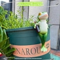 thumbnail image 4 of Figura RJVZUKL Tipsy Frog de resina para decoración de jardín, 10 cm, 4 of 8
