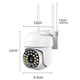 thumbnail image 3 of Cámara web Irfora Sistema de cámara WiFi inteligente 1080P Cámara de monitor inalámbrica a prueba de agua Detección de movimiento giratoria de 355 ° Alarma de luz y sonido Visión nocturna A Irfora Cámara web, 3 of 7