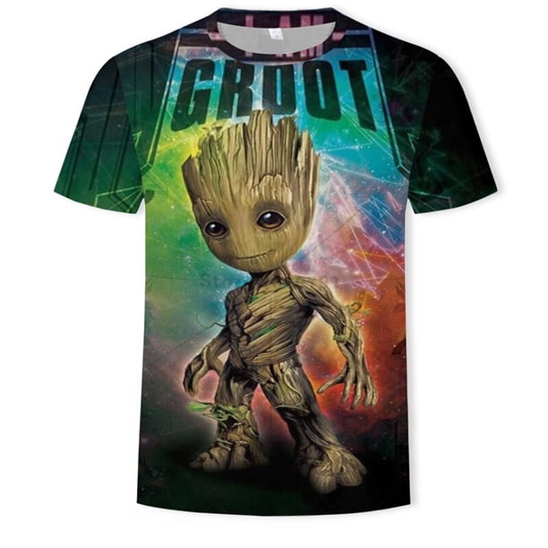 2020 película camiseta Nette Stil Oansatz Hohe Qualität Kurzen Ärmeln camiseta Galaxy Groot Streetwear moda Toops Für Männer Plus Größe xuanjing unisex