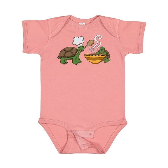 Inktastic Cute Turtle Chefs Making Soup Boys or Girls Baby Bodysuit