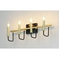 thumbnail image 5 of 10254BKGLD Maxim Lighting Sullivan 4 Light Bath Vanity Approved for Damp Locations, 5 of 5