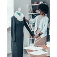 thumbnail image 6 of CL.HPAHKL Female Mannequin Torso Manikin Dress Form 49.6-63.4 Inch Height Adjustable Female Dress Model Display Torso Body Tripod Stand Clothing Forms,Green, 6 of 7