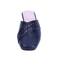thumbnail image 2 of PEERAGE Darcie (LC9038) Women Wide Width Dress Mule NAVY 10, 2 of 6
