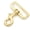 Gold, variant on 2pcs 1.5 Inches Swivel Slide Bolt Snap Hook Lobster Clasp Purse Making Hardware SC15 (1 1/2 Inch, Gold)
