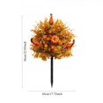 thumbnail image 3 of Artificial Pumpkin Eucalyptus Stake 22.1in - Faux Fall Foliage Yard Stake for Garden Patio Planter Outdoor Thanksgiving Decor, 3 of 6
