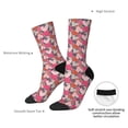 thumbnail image 4 of Lsque Hearts for Valentines day Printed Men's Crew Socks, Soft Durable Breathable Moisture-Wicking with Odor Control Cotton socks, 4 of 6