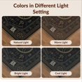 thumbnail image 7 of Design&I 3'x5' Washable Throw Rug Ultra-Thin & Non-Slip Skid-Resistant Small Raven Pentagram Mystical Runes Celtic Knot Frame Occult Doormat for Entryway, Kitchen, 7 of 7