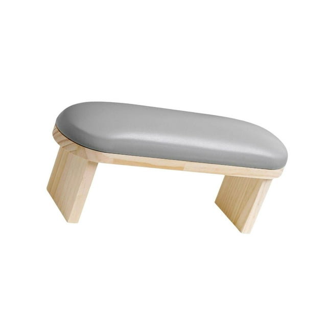 serony Oreiller Repose-Bras en PU Lavable pour Manucure Salon de Manucure Gris Haut