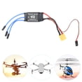 thumbnail image 1 of ESC Sans Balais pour Avion, Condensateur Électrolytique ESC Sans Balais, Régulateur de Tension Indépendant de Grande Capacité pour Hélicoptère Télécommande RC Drone, 1 of 8