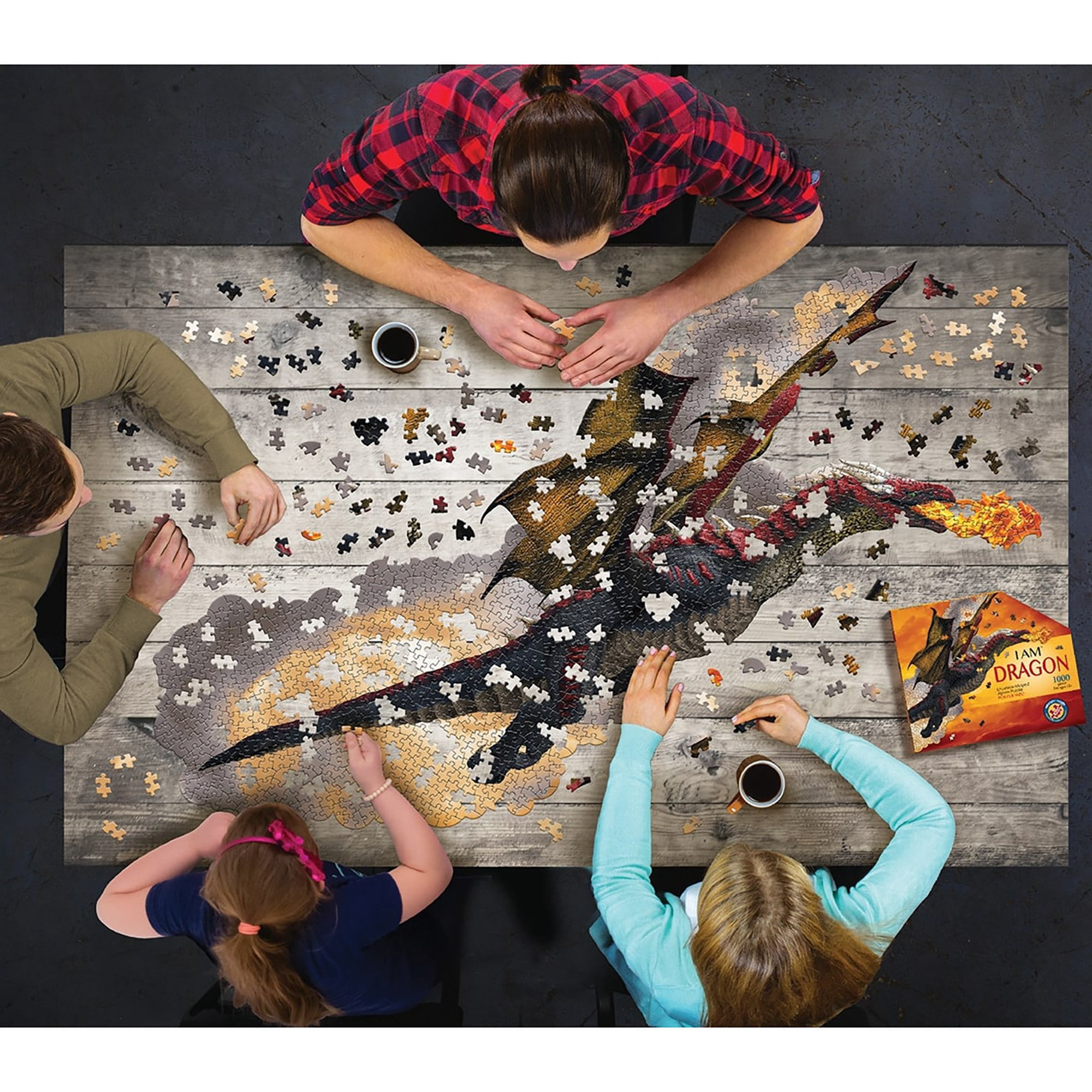Deepest Dive 1000 Teile Puzzle Mit Geformten Teilen – Unterwasser-Motiv, Inkl. 20 Fisch-Figuren
