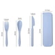 thumbnail image 5 of Batería de Cocina Contenedores Fiambrera de paja de trigo, vajilla para microondas, contenedor de almacenamiento de alimentos (azul) Likrtyny Libre de BPA, 5 of 5
