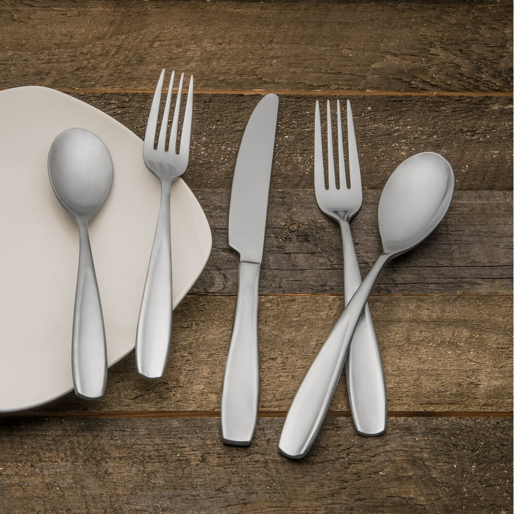 Cambridge Inez Satin Flatware Set, 20 Piece