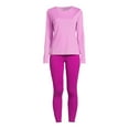 thumbnail image 4 of Athletic Works Women's Long Sleeve Tee and Leggings Set, 2-Piece, 4 of 6