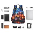 thumbnail image 4 of Balery Magical Stained Glass Castle Mochila Ligera para Hombres y Mujeres – Resistente y Impermeable, Ideal para la Escuela, el Trabajo, los Viajes y el Uso Diario, 4 of 7