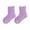 Purple, variant on lnmuld Kids Socks Breathable Mesh Crew Socks for Toddlers and Kids Soft Comfortable Everyday Wear Candy Colored Children Footwear Size:2-4 Years