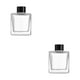 thumbnail image 1 of Bewildely Juego de difusor de aromaterapia - Vidrio cuadrado con ambientador reciclable para dormitorio 50 ml (22 puertos) 2piezas, 1 of 6