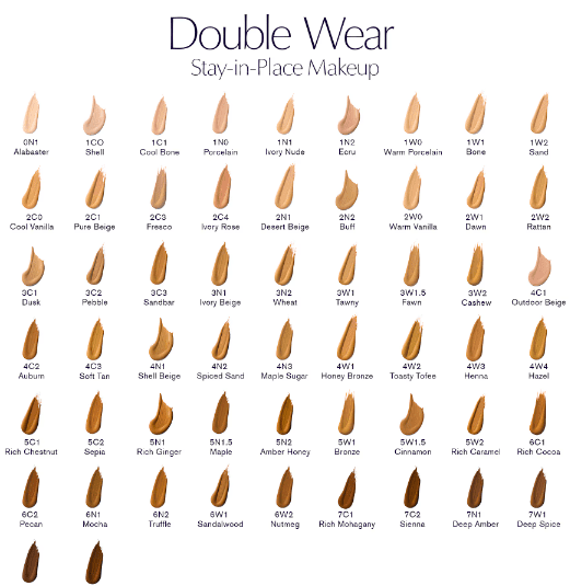 Estee Lauder Double Wear Stay-in-Place Foundation - 5C2 Sepia (deep w/ cool red undertones)