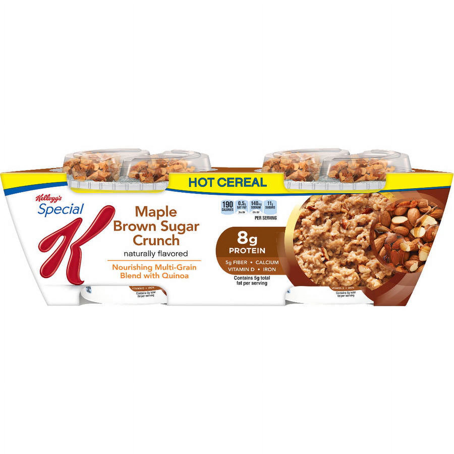 Kellogg's Special K Maple Brown Sugar Crunch Hot Cereal, 1.83 oz, 2 ct - image 3 of 5