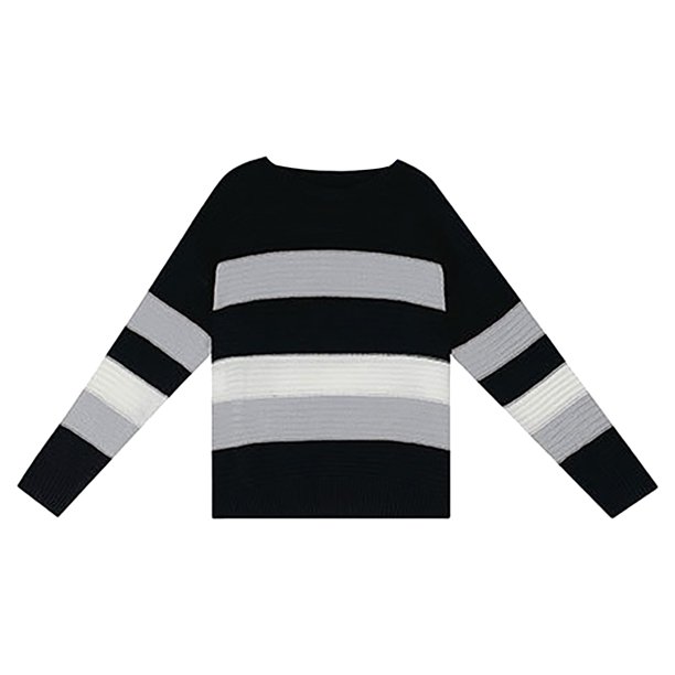 Gibobby Suéteres mujer, Sudaderas Camisa de Cuello Redondo Sólido de Manga Larga para Mujeres(Gris,CH)