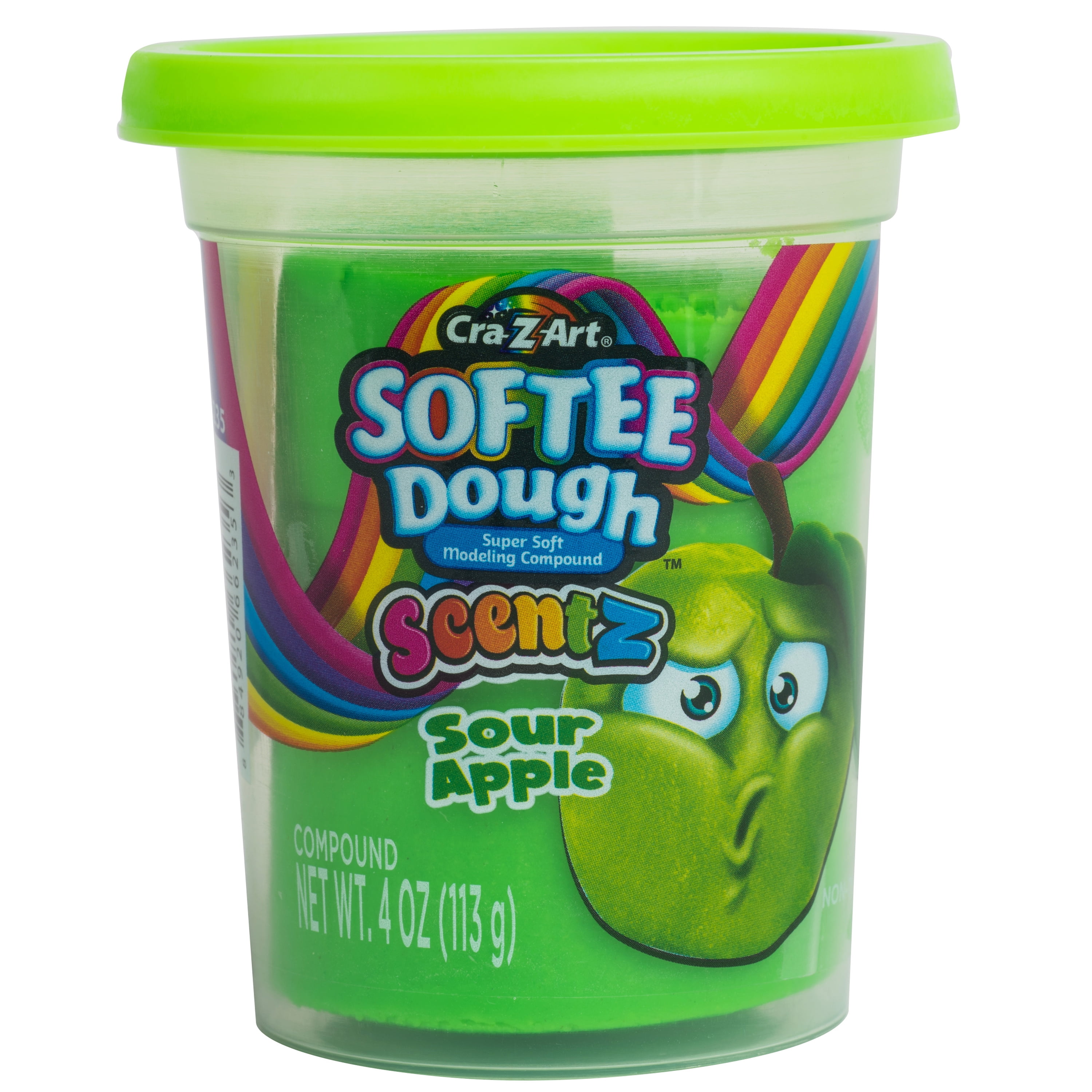 Cra-Z-Art Softee Dough Green Sour Apple Scented Dough, Ages 3 and up