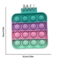 thumbnail image 2 of Push Bubble Square Notebook Extrusión De Silicona Suave Bloc De Notas De Burbujas Juguete De Descompresión sonducket FN006565-08, 2 of 6