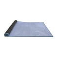 thumbnail image 2 of Ahgly Company Indoor Square Abstract Blue Modern Area Rugs, 3' Square, 2 of 4