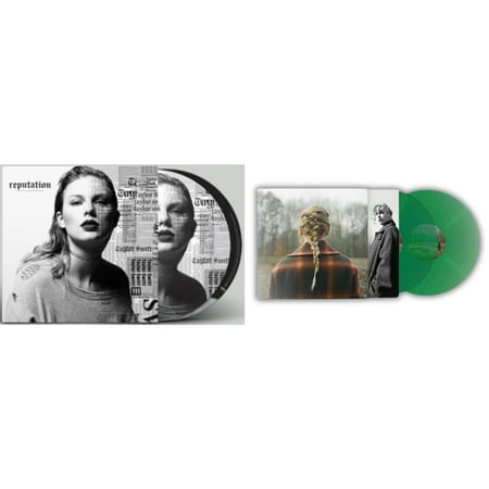 Reputation (Picture Disc) & Taylor Swift - Evermore (Translucent Green Vinyl/2LP)