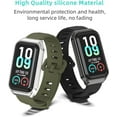 thumbnail image 6 of KOMI Strap for Amazfit Band 7 Silicone Replacement Strap Watch Wrist Band Smart Bracelet Accessories for Amazfit 7 Fit Band Pink, 6 of 9