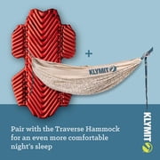 Klymit Insulated Hammock V Sleeping Pad, Inflatable Lightweight 4 Season Camping Air Mattress