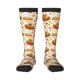 thumbnail image 1 of Fotbe Thanksgiving With Turkey Calcetas Divertidas Estampadas para Hombre y Mujer, Calcetas de Algodón hasta la Rodilla para Caminar, Correr, Enfermería y Embarazo, 1 of 6