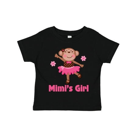 

Inktastic Mimi s Girl Monkey Gift Toddler Toddler Girl T-Shirt