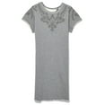 thumbnail image 2 of RAG & BONE / JEAN Embroidered Eyelet HEATHER GREY Sweatshirt Dress Grey ( M ), 2 of 2