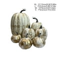 thumbnail image 3 of Under $5 Fall Pumpkin Decor 7 Pcs Artificial Fake Plastic Pumpkin Decoration for Fall Home Farmhouse Harvest Thanksgiving Decorative, 3 of 6
