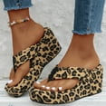 thumbnail image 2 of Womens Platform Sandals Open Toe Fashion Flip Flops Breathable Summer Slide Sandals for Women, 2 of 8
