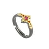 kefeng jewelry Genshin Impact Figure Cosplay Ring - Xiao Barbatos Venti Zhongli Ganyu Characters Finger Rings, Adjustable Anime Cosplay Costume Ring Accessories Props for women men Fans