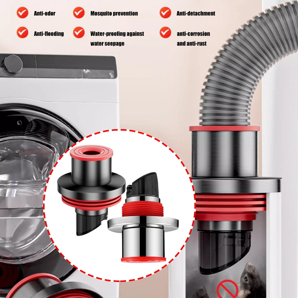 WINDLAND Sewer Pipe Seal Rings Sealing Cover Washer Drain Hose Seal Plug Easily Install