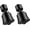 Black, variant on Metal Faucet Aerator Extender - Dual Modes Sink Sprayer Attachment for Bathroom - 360° Swivel Kitchen Sink Nozzle - Tap Head Replacement with 55/64'' Female Thread - Anti-clogging Design
