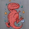 thumbnail image 3 of CafePress - Trex Indoor Rock Climbing Sweatshirt - Zip Hoodie, Classic Hooded Sweatshirt with Metal Zipper, 3 of 4