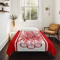 thumbnail image 4 of Eucalyptus Red Tapestry for Bedroom Wall Hanging Tapestry, Stripe Bottle Flower Cactus Retro Plant Ceiling Backdrop Tapestries Poster Blanket Wall Decor for Teens Room Living Room Dorm 39" x 59", 4 of 8