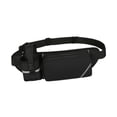 thumbnail image 2 of Riñonera, riñonera, moda para hombres y mujeres, cinturón ajustable, riñonera , riñonera para deportes casuales, ciclismo, caminatas y negro, 2 of 8