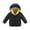 Black, variant on biudgviw Toddler Baby Girls Boys Fleece Jackets Winter Warm Lined Long Sleeve Hooded Outwear Soft Zip up Puffer Coats