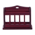 thumbnail image 2 of Estantería de escritorio para casa de muñecas a escala 1:12, modelo de librería, puesto de periódicos en miniatura para niños rojo, 2 of 9