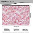 thumbnail image 7 of HUISEFOR Pink Hibiscus Flower Car Trunk Mat 29" x 39" Full Protection All Weather Trunk Protection Cargo Liner, Anti Slip, Easy To Clean, Full Protection, Suitable for Most Car Models, 7 of 7
