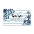 thumbnail image 1 of Tarjeta de agradecimiento de regalo de negocios, tarjeta de felicitación, flores de mármol, papel recubierto rosa, paquete de compras, decoraciones de agradecimiento, 30 piezas, 1 of 4
