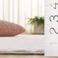 thumbnail image 5 of Safavieh Faux Rabbit Fur Katelynn Geometric Polyester Area Rug, Ivory, 2' x 3', 5 of 11